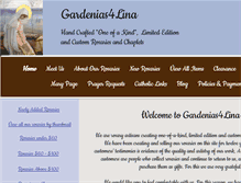 Tablet Screenshot of gardenias4lina.com
